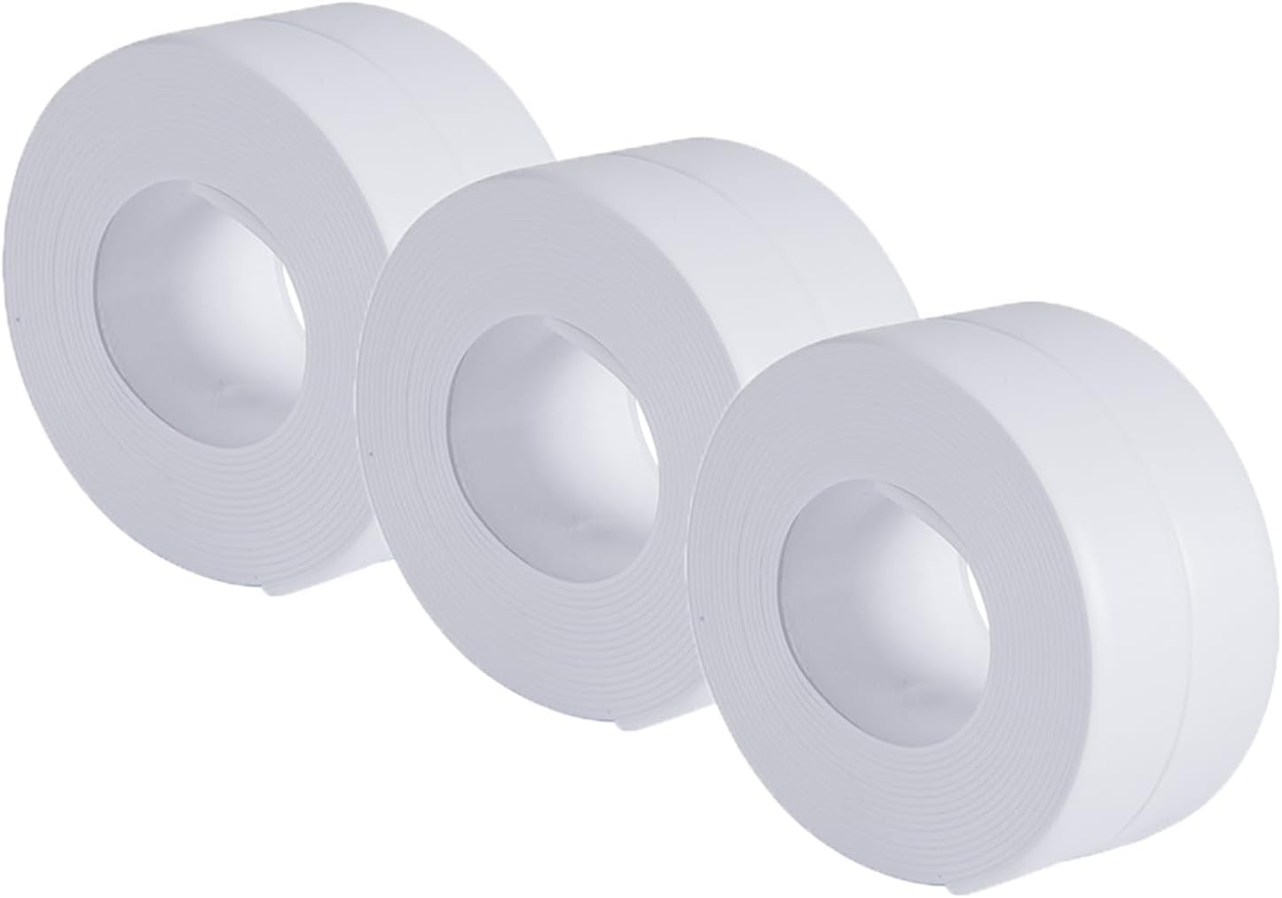 Caulk Tape, Caulk Strip, Toilet Sealer Around Toilet Base, Caulk Tape Waterproof Self Adhesive, Traditional Caulking Replacement, Caulking Tape for Bathroom, Bathtub, Floor Wall Edge Protector