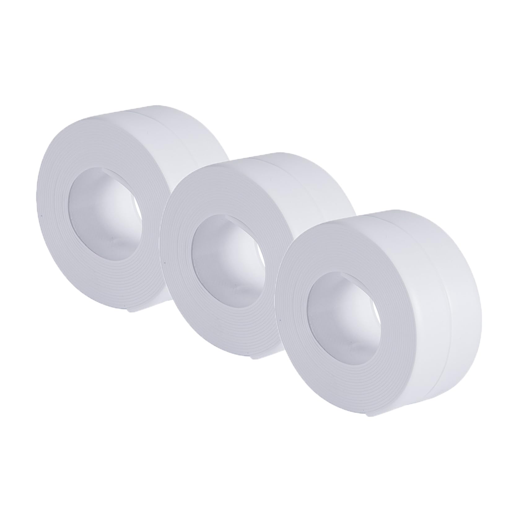 Caulk Tape, Caulk Strip, Toilet Sealer Around Toilet Base, Caulk Tape Waterproof Self Adhesive, Traditional Caulking Replacement, Caulking Tape for Bathroom, Bathtub, Floor Wall Edge Protector