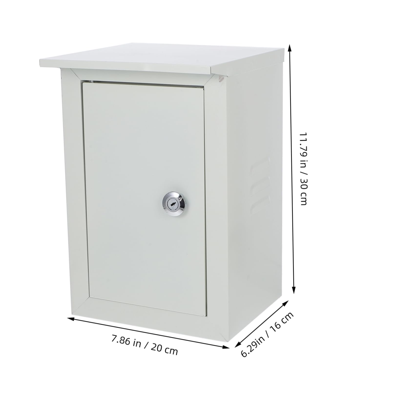 TEHAUX Caja De Conexiones Metálica Para Exterior Montaje En Pared 160x300x200 Mm Para Proyectos Eléctricos Superficie Resistente Uso Bricolaje Protección Energía Temporales