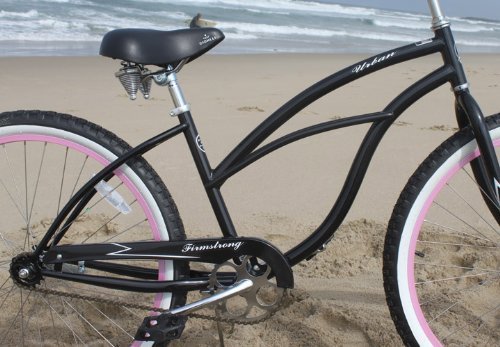 Firmstrong Urban Lady Single Speed - Women's 26" Beach Cruiser Bike (Black) #TOP4