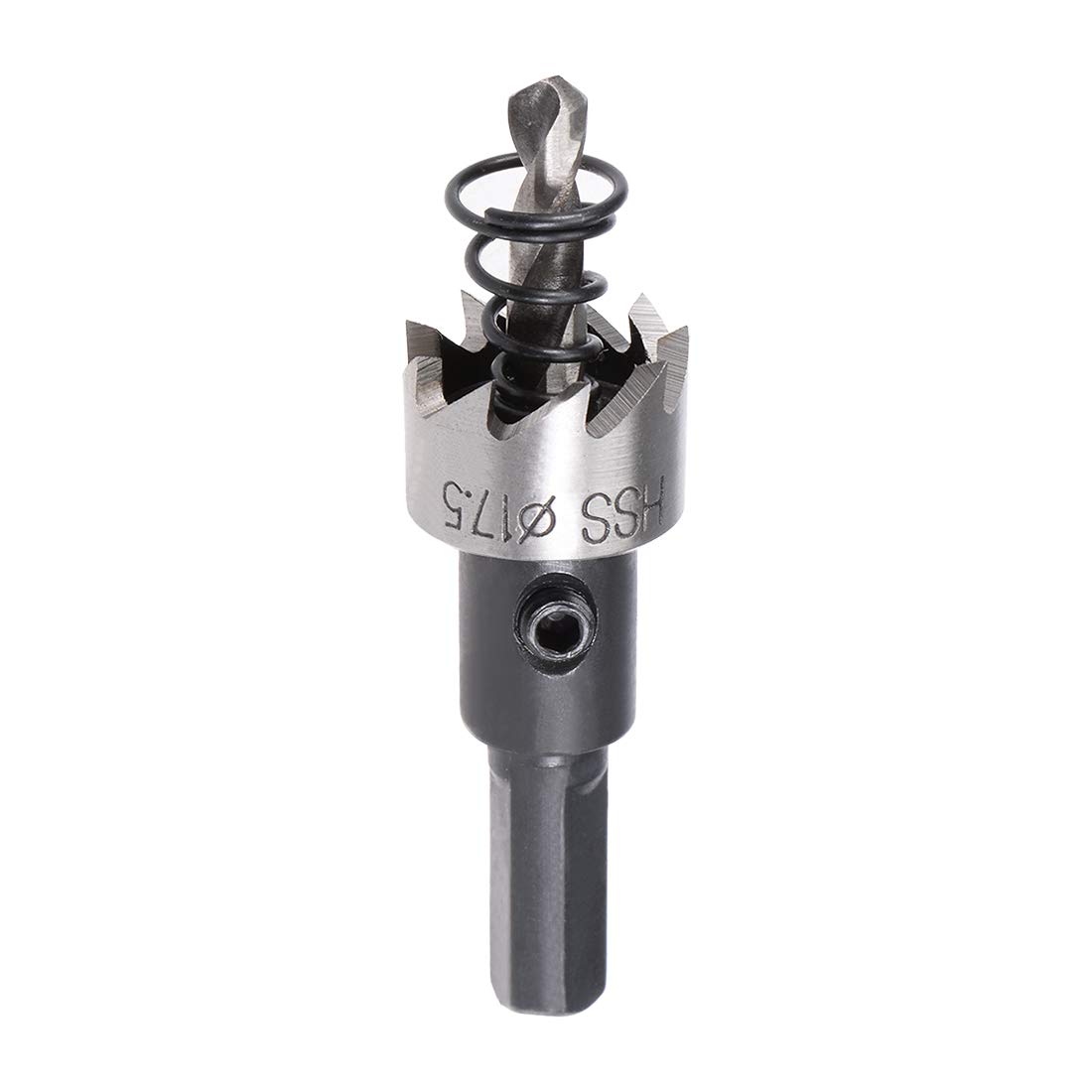 sourcingmap 17.5mm HSS Drill Bit Hole Saw for Stainless Steel Metal Alloy Wood