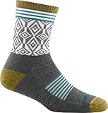 Darn Tough Vermont Women's Sobo Micro Crew Lightweight Hiking Sock (Style 1977) - Grey, Medium