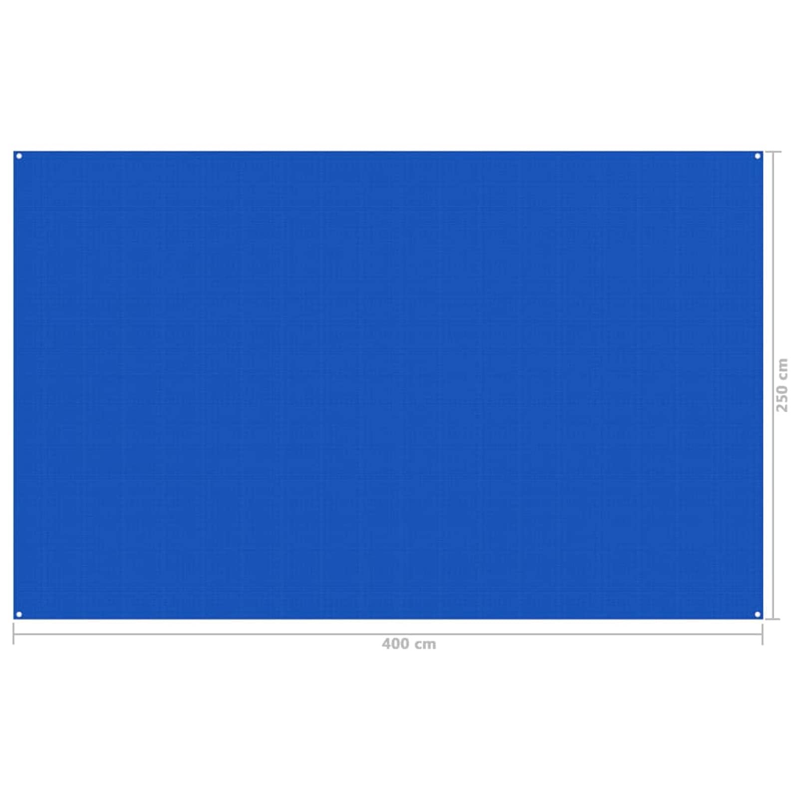 Mogou Dywan namiotowy, dywan do przedsionka namiotowego, plandeka kempingowa, mata podłogowa, mata namiotowa, dywan kempingowy, do użytku na zewnątrz, 250 x 400 cm, niebieski