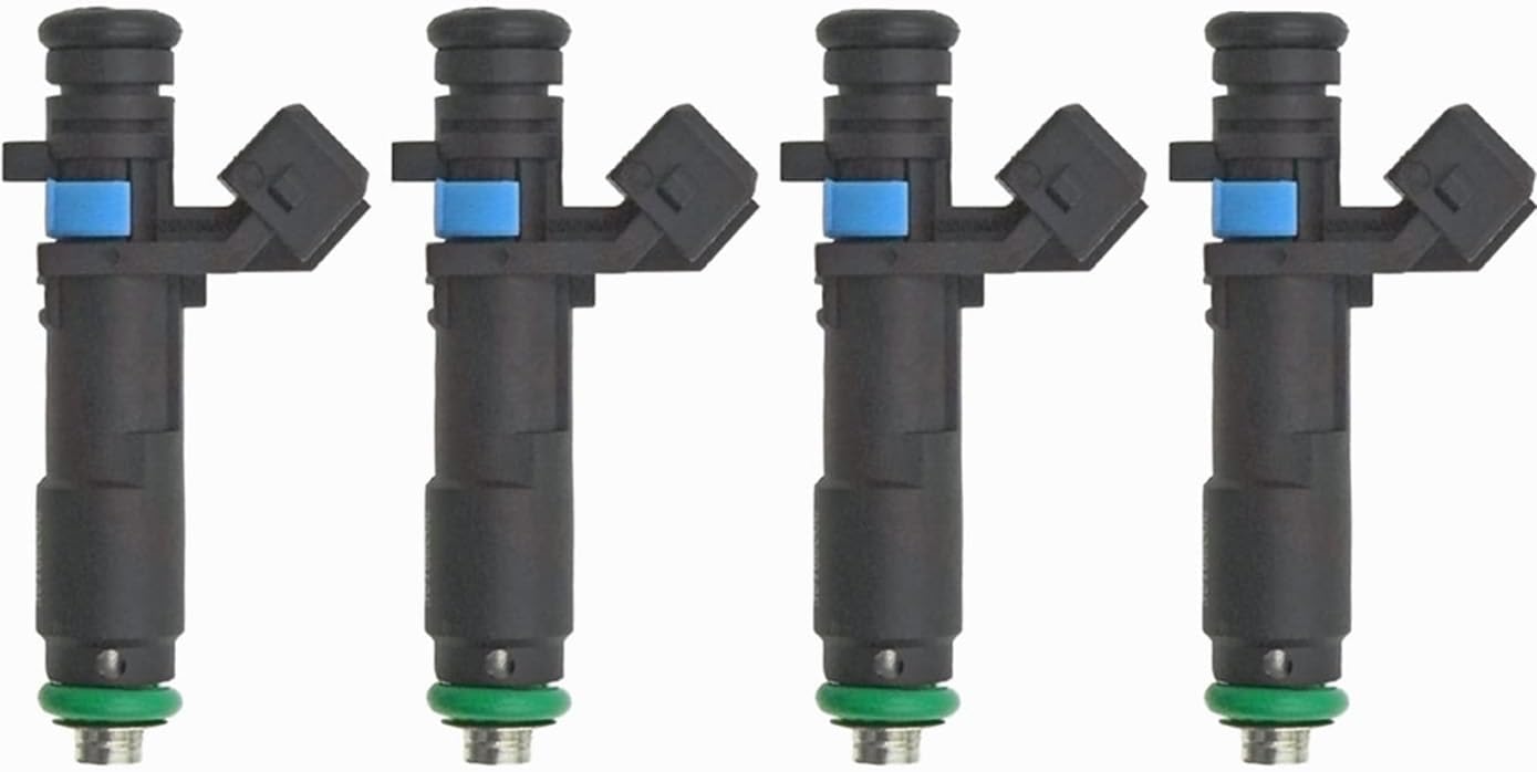 Set of 4PCS Fuel Injectors Replacement For Chevrolet Spark 2012, Spark Classic 2016-2017, Beat 2018-2020, 1.2L, Replace OE# 25186566, 25194429,8047F13144,C111032 INJ675