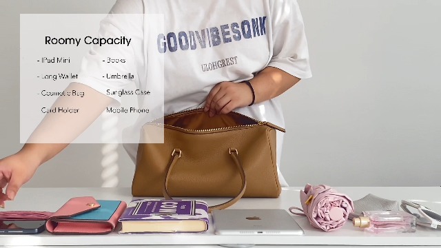 Bolso de cuero premium para mujer DONNAIN miniatura 7