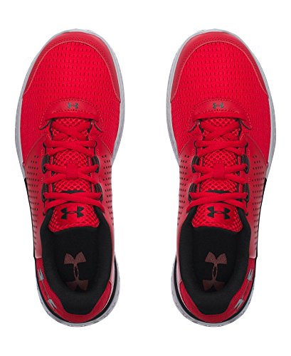 Under Armour - Mens Micro G Fuel RN Sneakers, Size: 7 D(M) US, Color: Red/Glacier Gray/Black (600)4