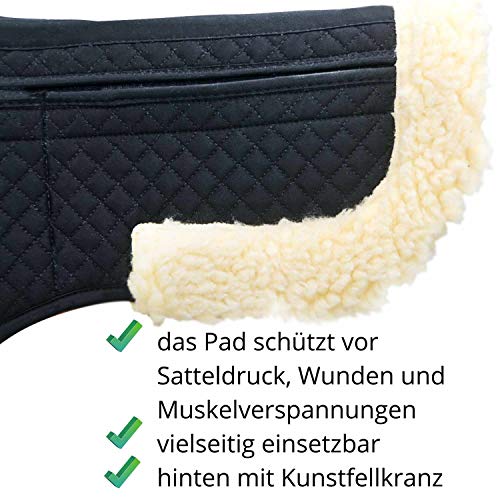Foto von AMKA Sattel Korrekturpad Sattelunterlage mit 12 Filzeinlagen Ausgleichspad