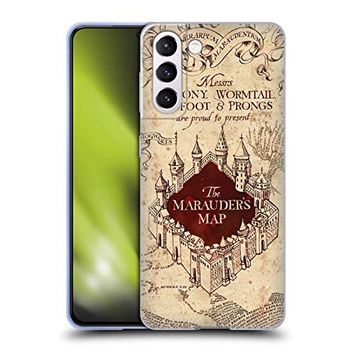 Head Case Designs Officially Licensed Harry Potter The Marauder's Map Prisoner of Azkaban II Soft Gel Case Compatible with Samsung Galaxy S21 5G