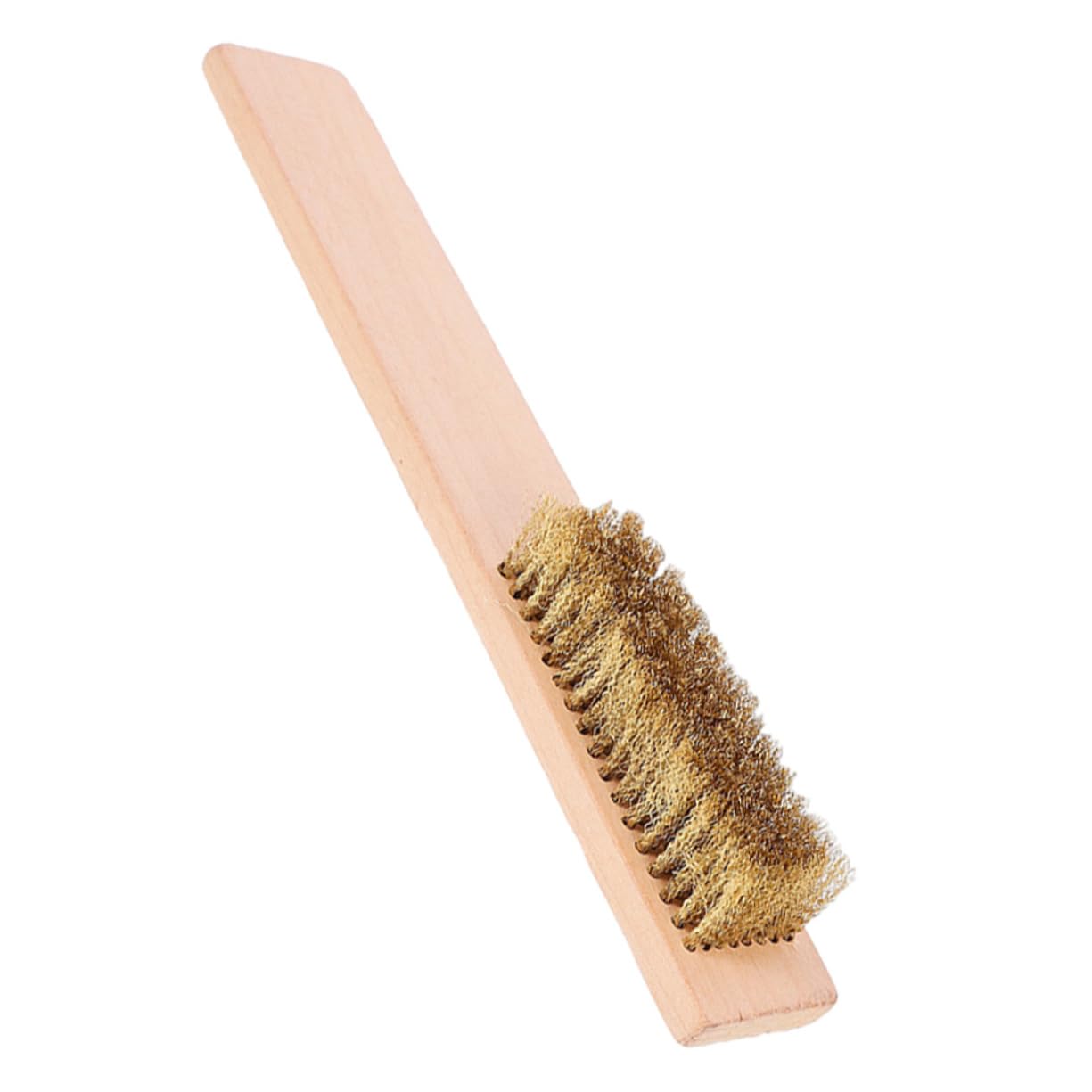 Totority Wooden Handle Ski Brush Deep Cleaning Brush for Skiing Board Snowboard