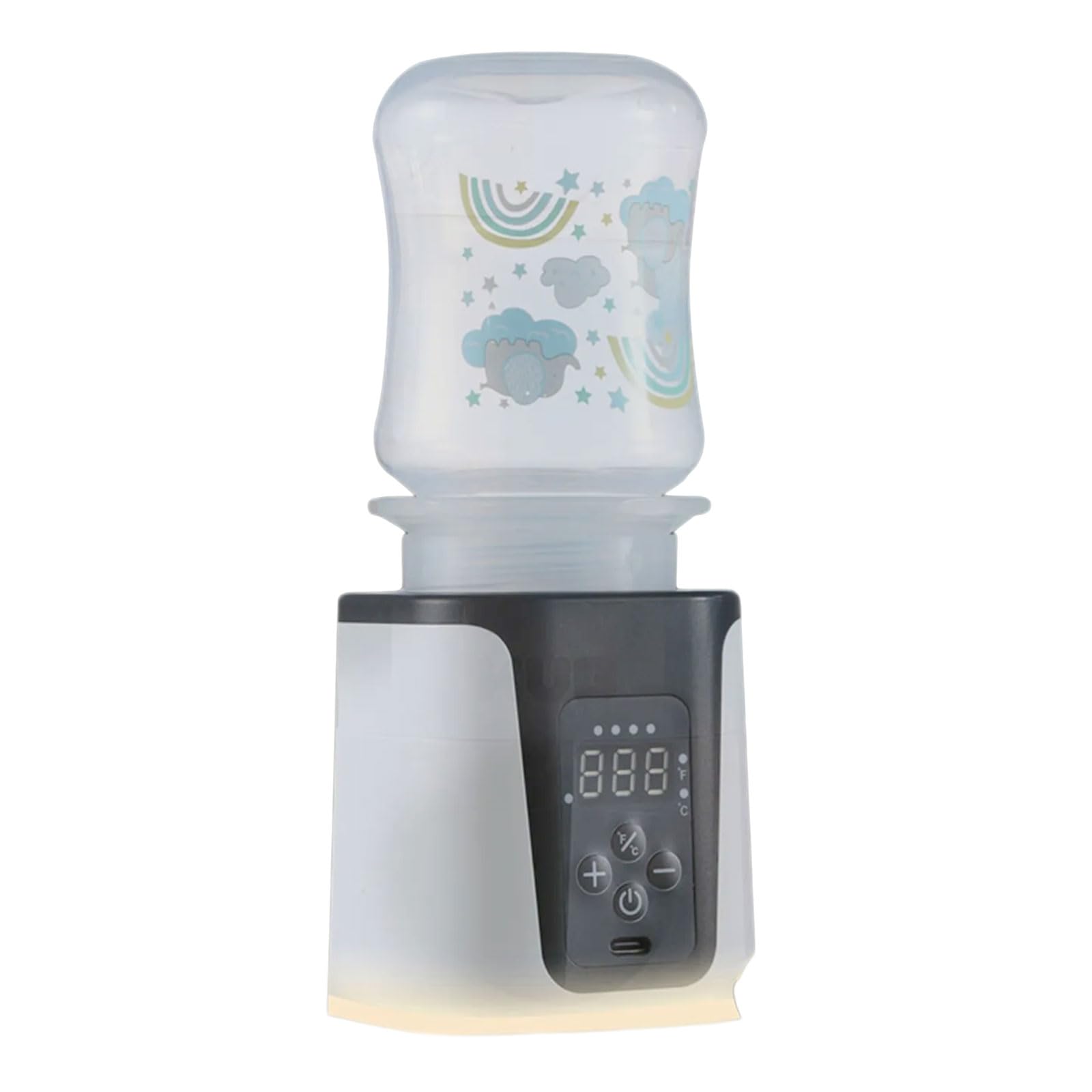 Scaldabiberon USB portatile leggero a 5 marce, riscaldamento rapido in 8 minuti per l'alimentazione del bambino scalda latte da viaggio