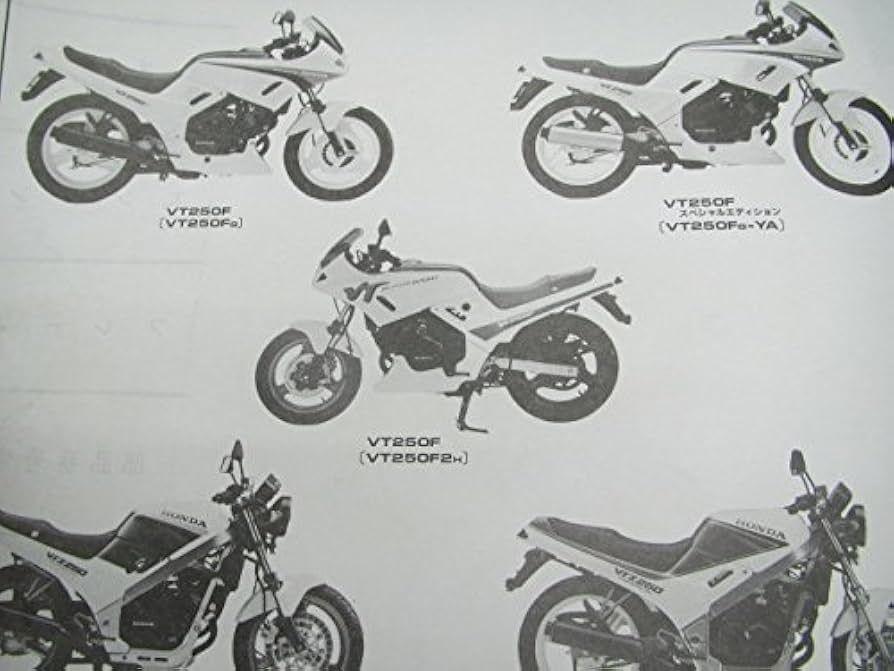 Amazon.co.jp: VT250F VT250FSE VTZ250 パーツリスト 8版 ホンダ
