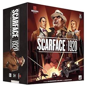 SD GAMES Scarface 1920 – Juego de Mesa de Estrategia para 1 a 4 Jugadores Recomendado a Partir de 14 Años