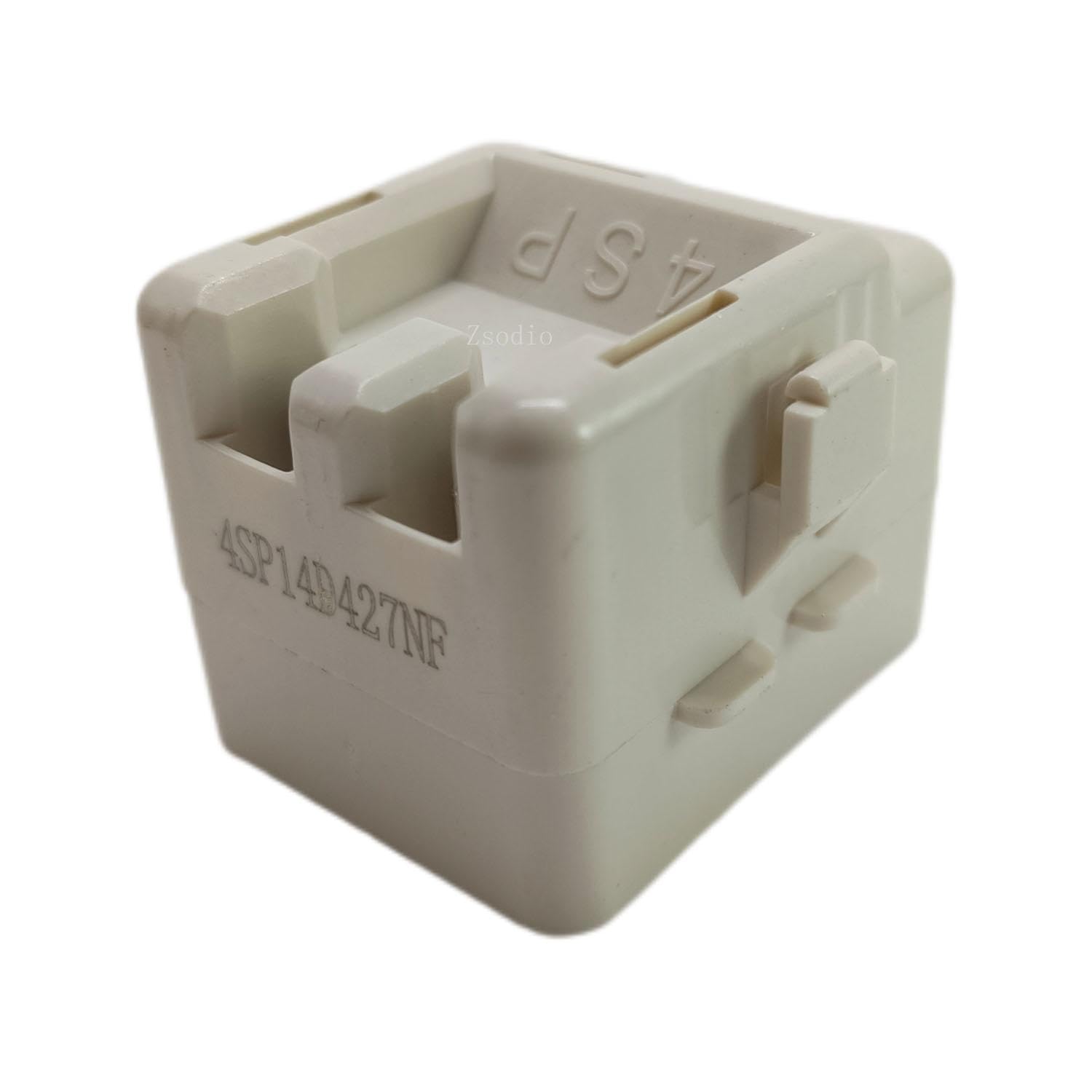 Zsodio Automatic Refrigerator Compressor Relay, 10A, Normally Open, 120V AC, Panel/DIN/PCB Mount, Suitable for Whirlpool, Maytag, Kenmore, Kitchenaid, Amana, Admiral, Estate (1 Pack)