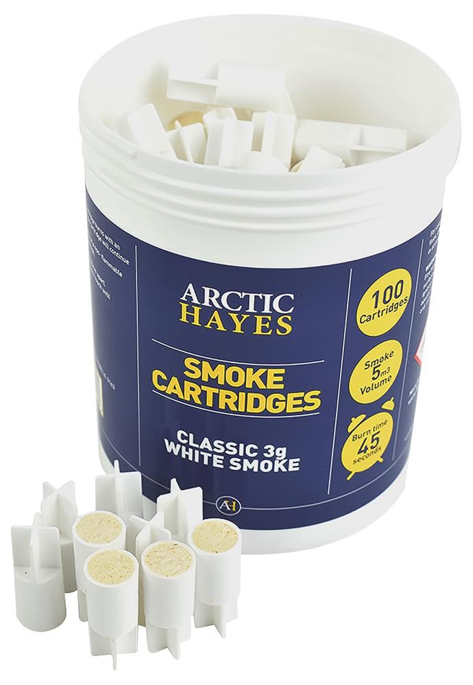 Arctic Hayes White Classic 3G Smoke Cartridges - (Tub 100) | Accessories, 100 Pack Tub - 333003B