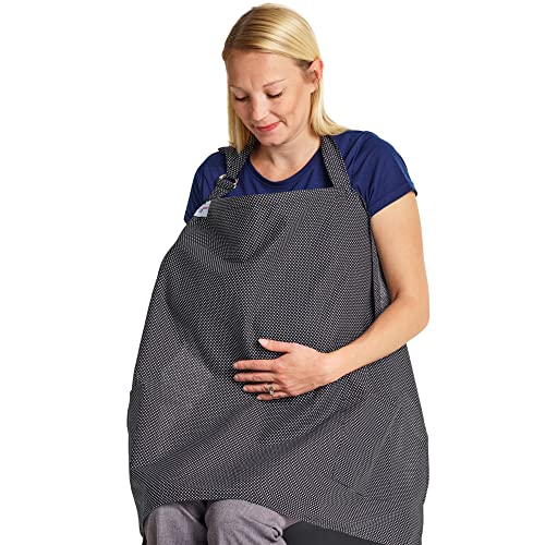 Pañuelo Lactancia Materna - Manta Lactancia Cubierta de Lactancia - Cobre Delantal Superior Estilo Deshuesado - Lunares con bolsa de Almacenamiento Cover