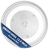 12.5' Microwave Glass Plate Replacement Fit GE Frigidaire Kenmore Hotpoint Samsung-12 1/2' Microwave Glass Turntable Tray Replaces WB39X10003 WB39X10002 WB48X10005 WB49X10069
