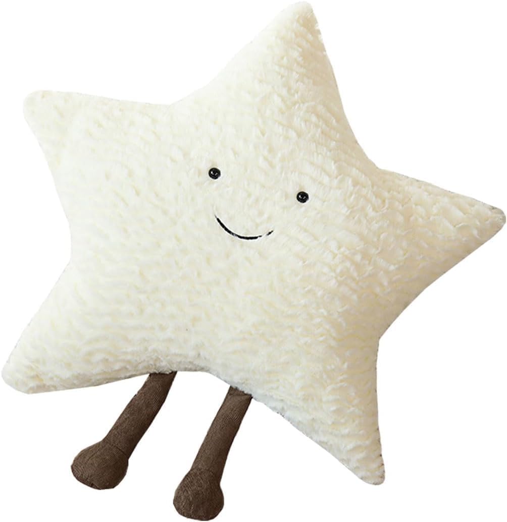JOSON Cozy Sun Pillow Star Moon Sofa Cushion, Soft Bedside Plush Decorative Pillow, can be Used as a Birthday, for Children and Girls (15.7in, Sun)
