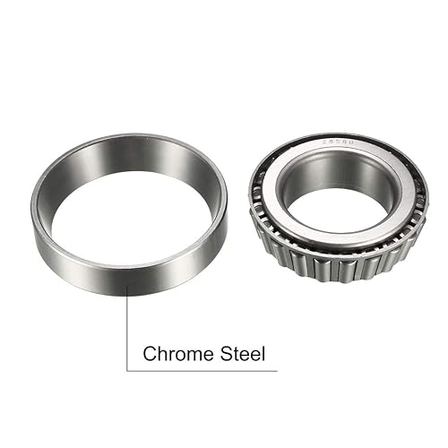 Miniatura 19 de uxcell 25590/25520 Tapered Roller Bearing Cone and Cup Set 1.796" Bore 3.265" O.D. 1" Width