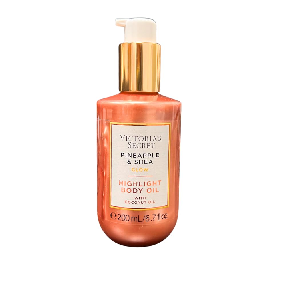 Victoria's Secret PINEAPPLE & SHEA GLOW Highlight Body Oil 6.7 fl oz – Limited Edition