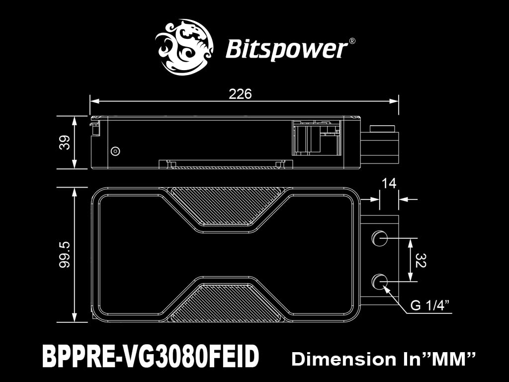 Amazon.co.jp: Bits Power Premium Mobius VGA Water Block for