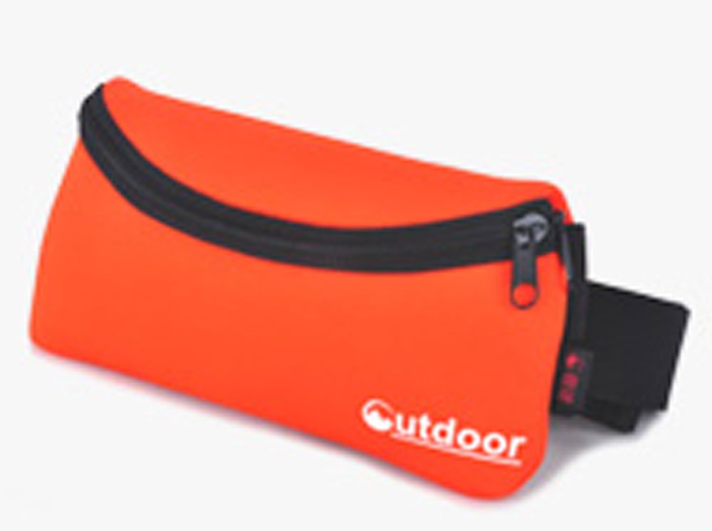 BIKMAN Outdoor Unisex Waterproof Travel Hiking Sport Gym Running Jogging Waist Bag Fanny Pack Key Money Phone Case Runner Belly Pouch (orange)