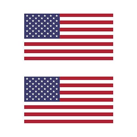 Magnet Two Pack American Flag Magnetic Vinyls USA US America Flags Stars and Stripes Car Magnet Bumper Sticker Cover