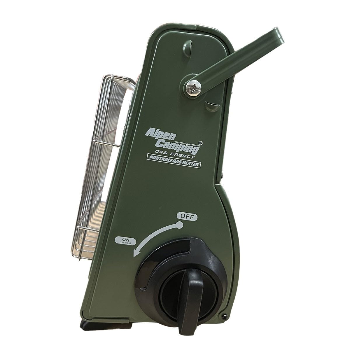 Alpen Camping - Calefactor de gas portátil 1700W Cerámico Calefacción de gas móvil Seguridad termopar ODS Ideal para interior y exterior