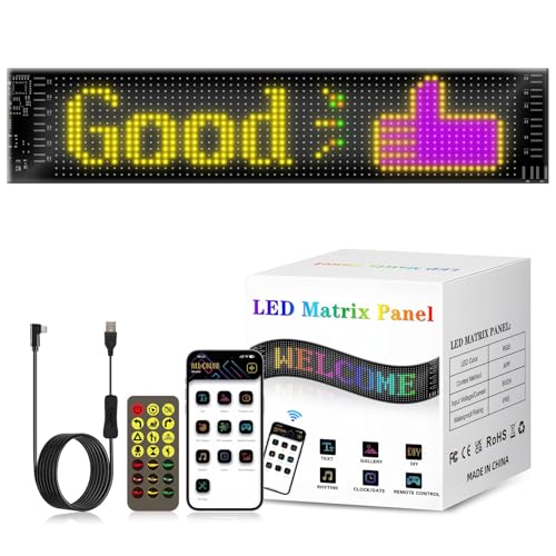 Programmable Scrolling Led Sign 15x4- Flexible Matrix Panel for Window