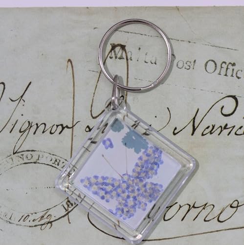Image of BetterJonny 20Pcs Acrylic Picture Keychain Blanks in Clear Acrylic Picture Frame Keyrings