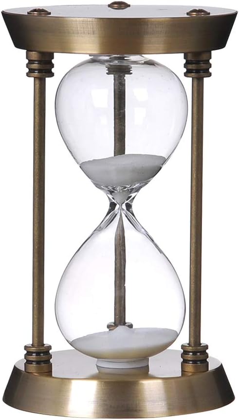 Bellaware Metal Hourglass, 30 Minutes Sand Timer