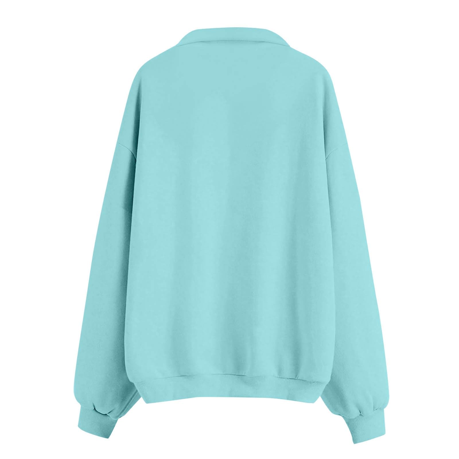 Generico di Cotone Leggero con Zip Donna - Oversize Hoodie Donna | Termica Abbigliamento Autunno Moda Manica Lunga Top Tasche Tunica Party Felpe Invernali Primaverile Outdoor