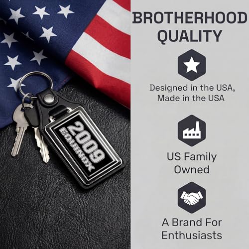 Image of Brotherhood Car Key Chain for Equinox - Classic Models Keychain for Men and Women Gift Key Ring - 2009
