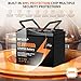 MFUZOP 12V 100Ah LiFePO4 Lithium Battery with 100A Smart BMS, 20000 Deep Cycle Marine Battery 12V, Max 1280Wh Energy, Group 24 for RVs, Vans, Trailers, Motorhomes, and Boats (12V-100AH-1PCS-B)