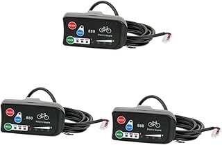 Toddmomy 6 Pçs Painel De Controle De Bicicleta Elétrica Scooter De Bicicleta Exibição Elétrica Painel De Controle De Bicicleta Scooter Painel De Exibição Painel De Mountain Bike Conector