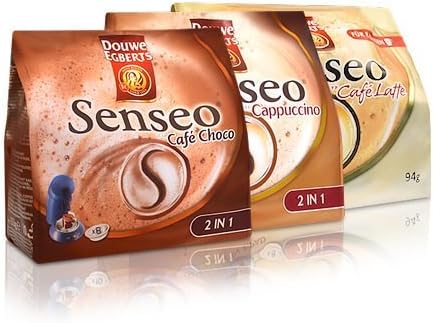 Senseo Cream Collection (Typ Café Choco, Cappuccino und Café Latte im Set je 8 Kaffeepads )