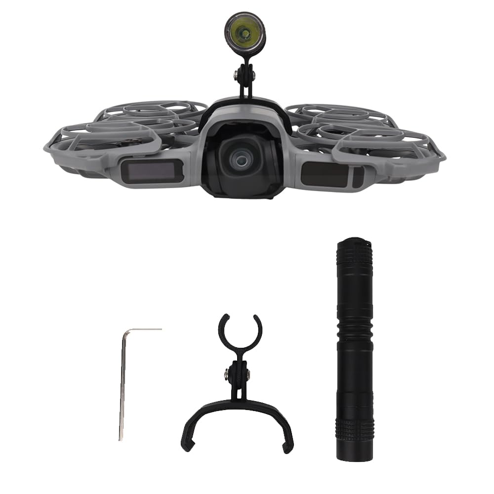 NEO2 Drone LED Night Navigation Searchlight Night Flight Light Headlight For DJI Neo 2, Night Fill Light with Mount Bracket Holder Anti-Collision Drone Accessories