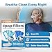 resplabs CPAP Filters Compatible with The Philips Respironics DreamStation 1 Machine. 6 Disposable, 3 Reusable (Pack of 9)