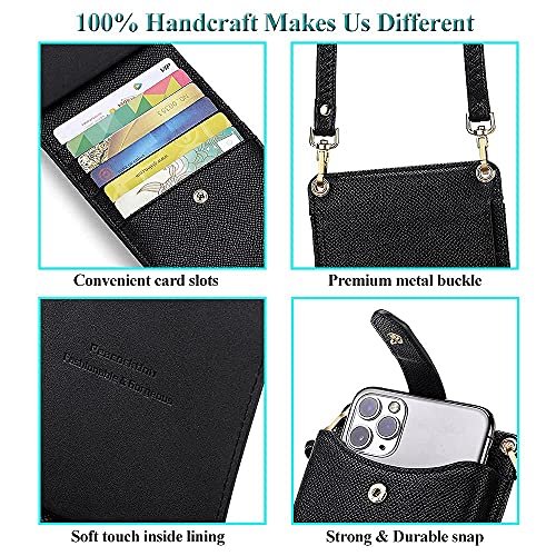 Peacocktion Small Crossbody Cell Phone Purse for Women, Lightweight Mini Small Crossbody Bags for Women with Card Slots3