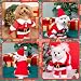 Kleidung für Haustiere Weihnachtsmann, Hundekostüme Weihnachten, Haustier Weihnachtskostüm, Katze Hund Weihnachtskostüm mit Mütze Weihnachtsmann, Für Christmas Party Cute Cats and Dogs Kostüm