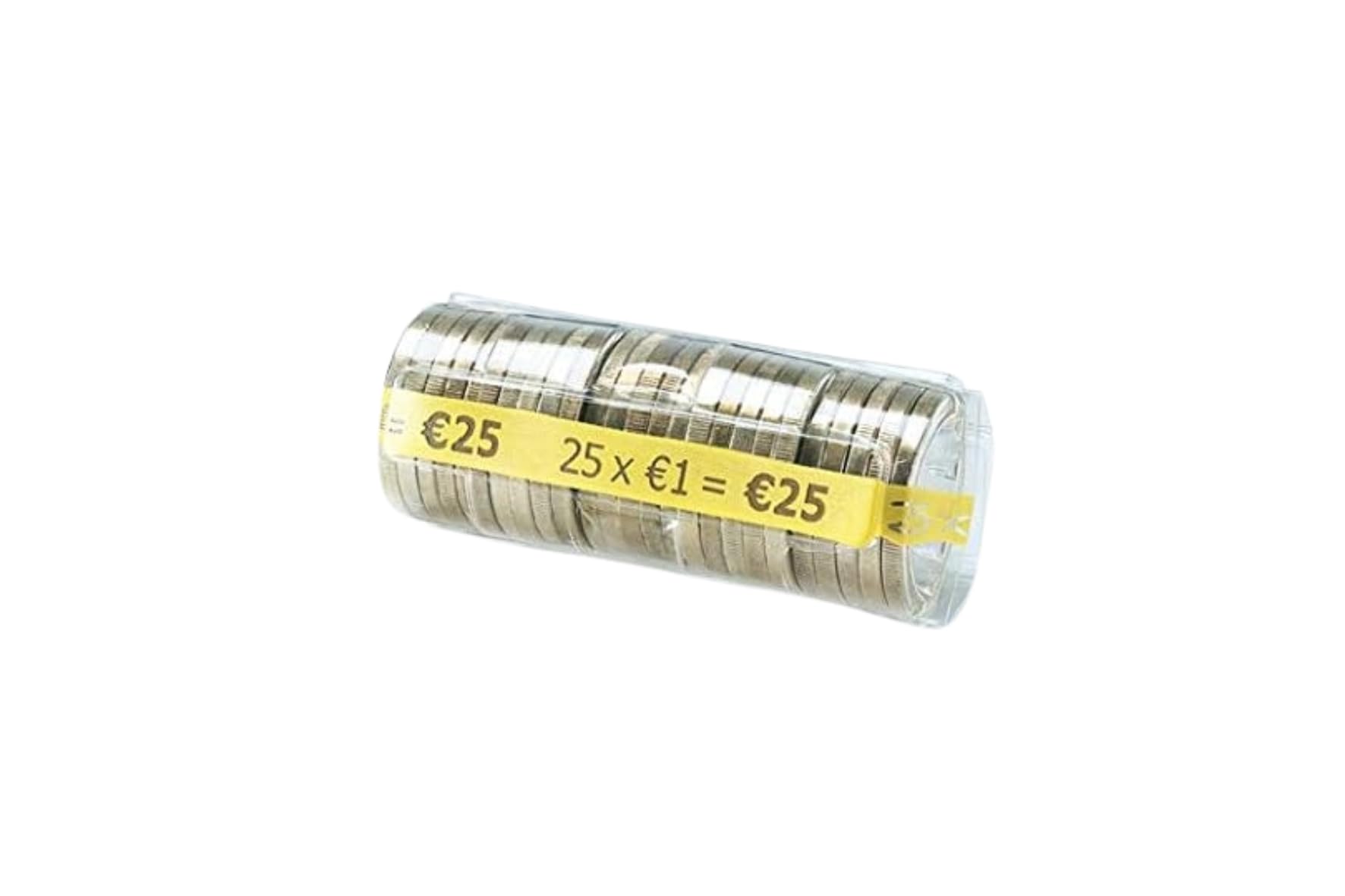 Pack Blister Monedas 100 Unidades, Euros y Centimos, Cartucho Guarda Monedas (Para monedas de 1€)