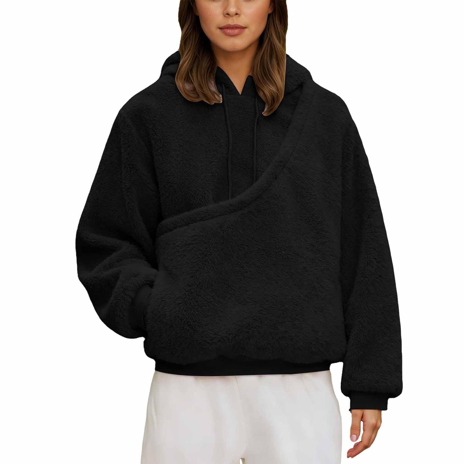 Sudadera con capucha para niños y gatos con bolsillo de forro polar 8