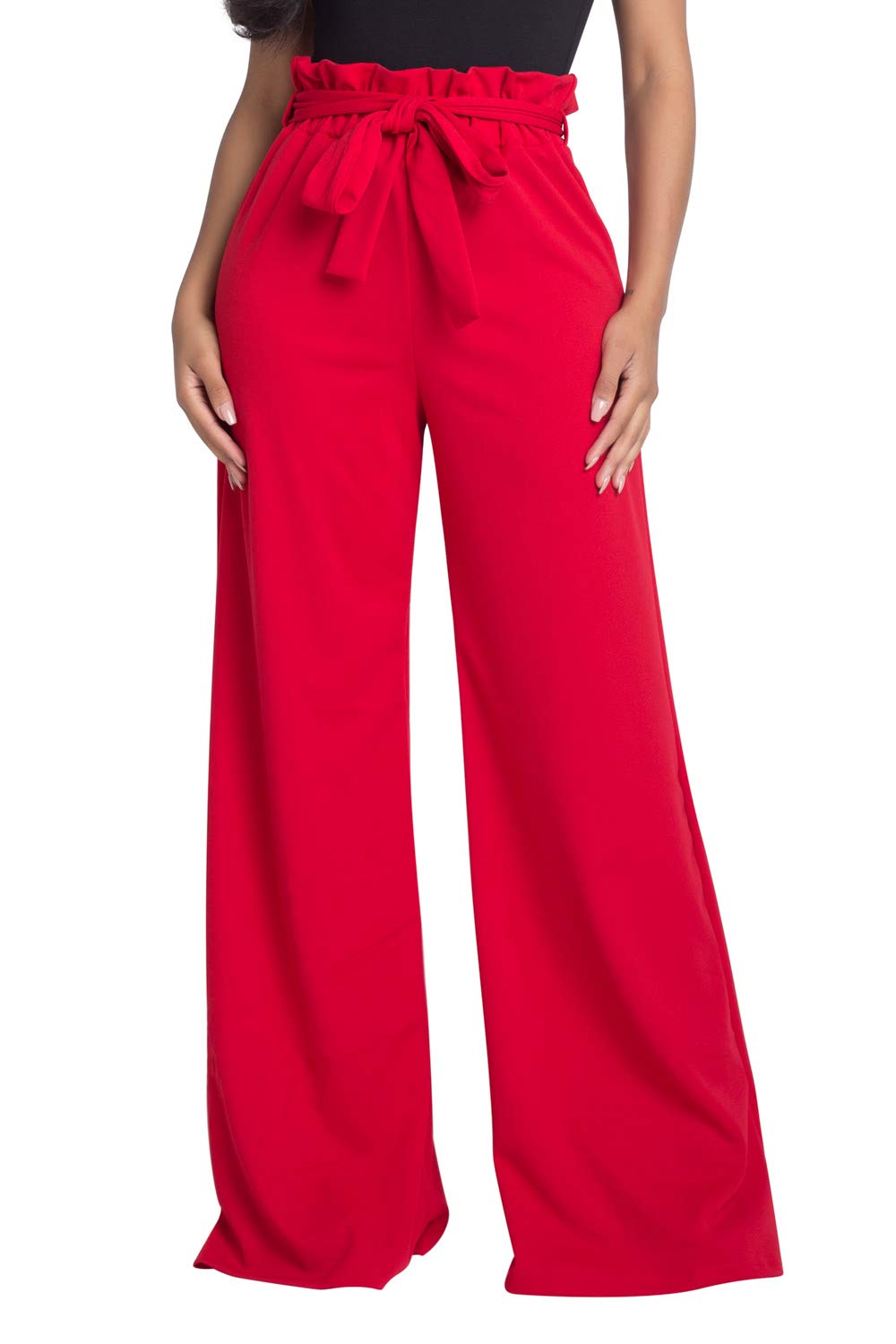 Womens Junior Plus J2 Love Paperbag Wide Leg Pants