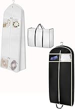 MISSLO 70" Wedding Dress Bag Bundle with 43" Travel Garment Bag