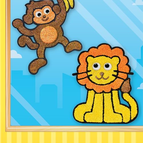 Image of Imagimake DIY Clay Stickers Animals | Create 2 Unique DIY Stickers Using Air Dry Clay | No Mess, Travel-Friendly | Birthday And Return Gifts For Kids Ages 3,4,5,6,Multicolor