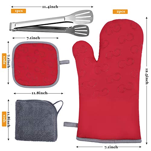 (40 OFF Coupon) Extra Long Silicone Oven Mitts 1 Pair 9.89