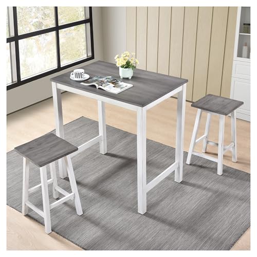 3 Pieces Counter Set Hanging Stool Easy to Clean for Small Space