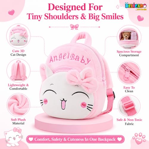 Image of Delicado Toddler Preschool Kids Backpack for School /Nursery /Picnic /Travelling Bag