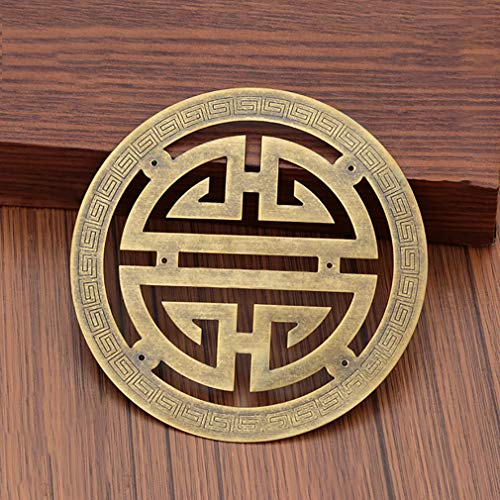 Tiazza 4Pcs Antique Brass Decorative Round Corner Protectors Wooden Jewelry Box Cabinet Drawer Copper Accessories - Image 3