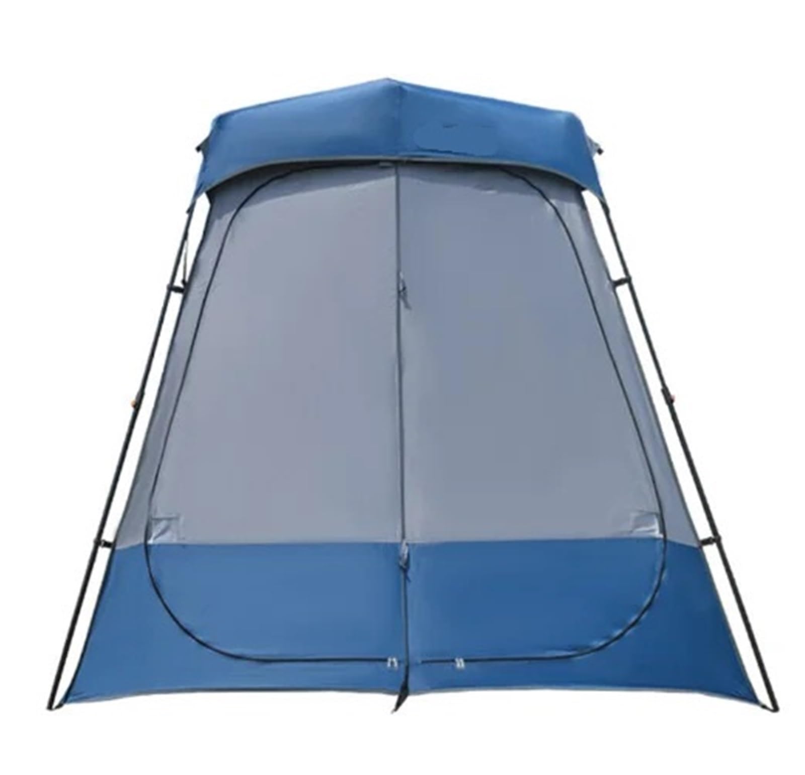 Pop-Up-Zelt Duschzelt for Zwei Personen Im Freien, Schnell Zu Öffnendes Toiletten-Wickelzelt, Privatsphäre, Wasserdicht, Pop-up-Sofort-Angel-Campingzelt Leichtes Pop-Up-Zelt