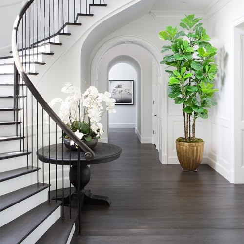 Roomtecartificialfiddleleaffigtree7fttallartificialtreewithwovenseagrassplantbasketfakefloorplantinpotforhomedecorlivingroomindooroutdoorofficebedroomdecor Urban Country Home Decor Roomtec artificial fiddle leaf fig tree7 ft tall artificial tree with woven seagrass plant basket fake floor plant in pot for home decor living room indoor outdoor office bedroom decor urban country home decor